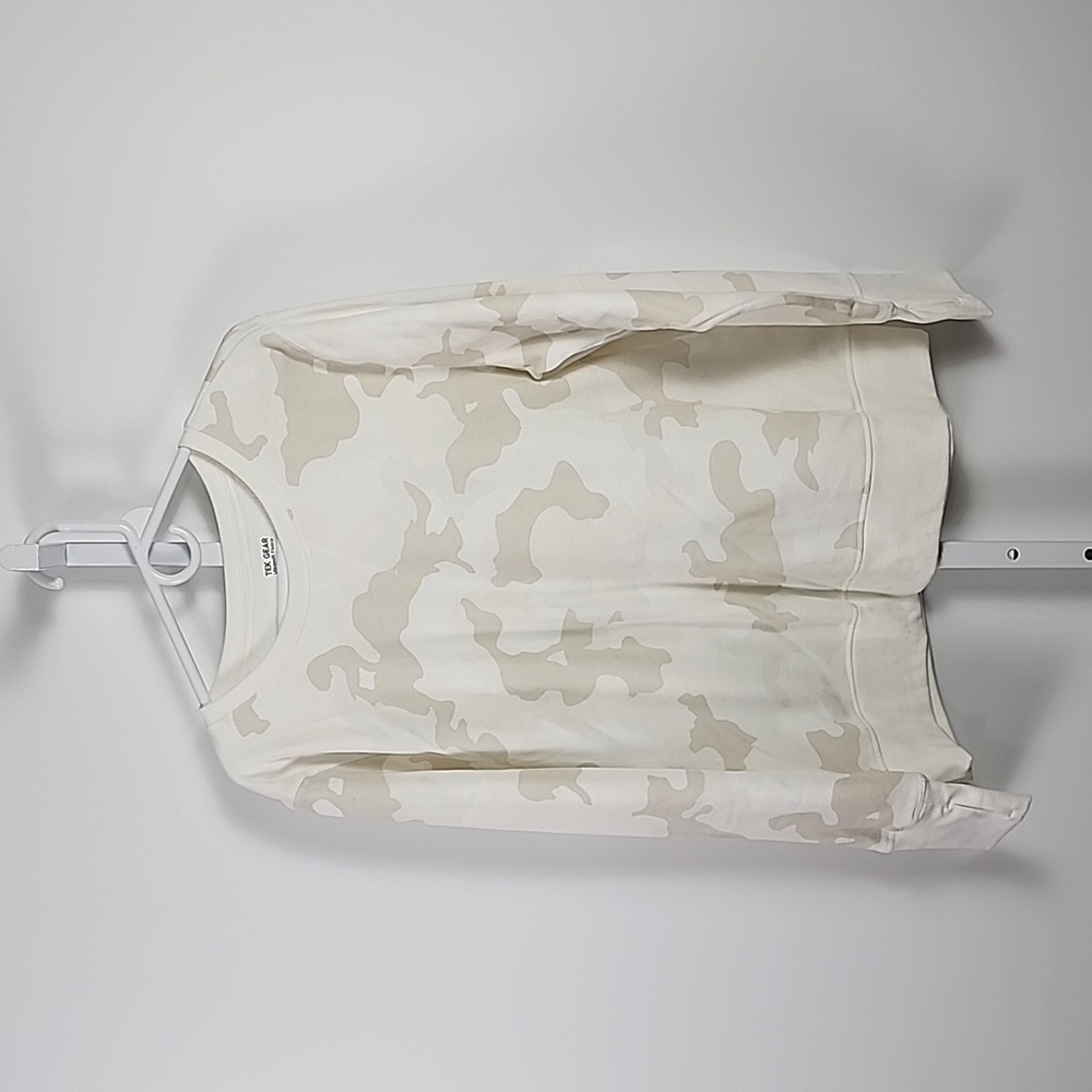 Tek Gear Ultrasoft fleece Camo Crewneck Sweatshirt Size XL